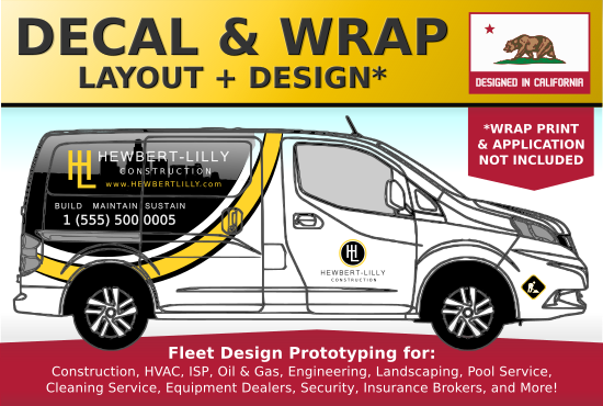 Car Wrap Decal Graphic Designer on FIVERR